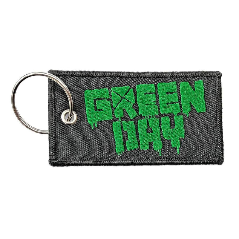Green Day Logo Double Sided Patch Keyring