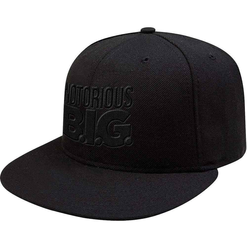 Biggie Smalls Snapback Cap Logo Black