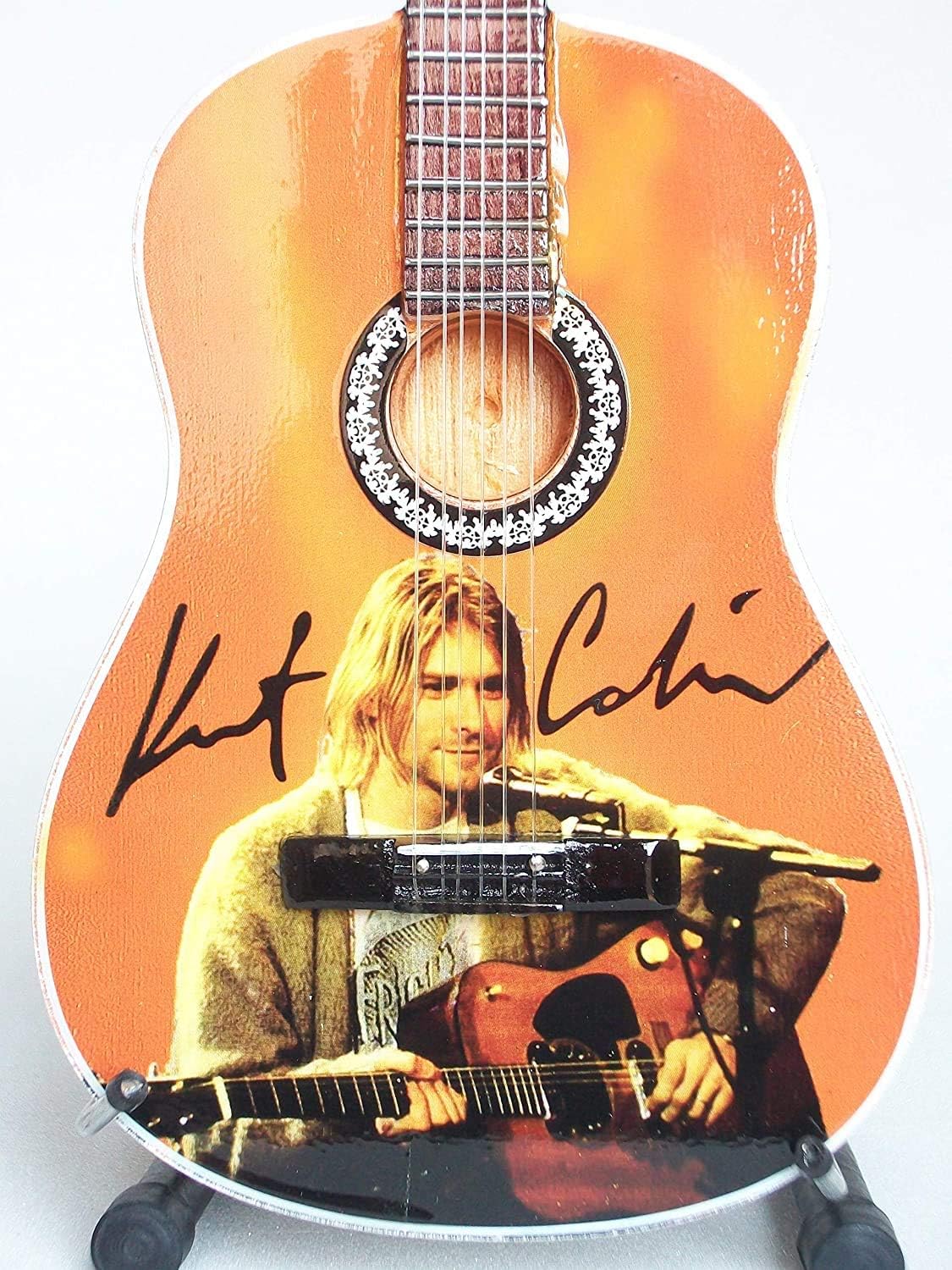 Mini Chitarra Da Collezione Replica in Legno - Cobain Kurt
