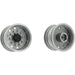 Carson Modellsport 1521524 500907026 1:14 Truck Trailer Rims 27.5 mm Plastic Euro Look Silver 1 Pair