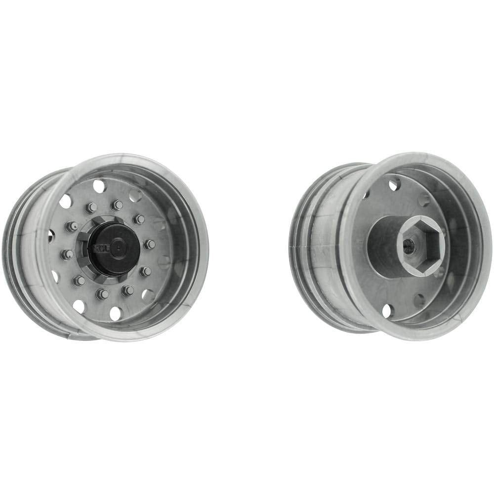 Carson Modellsport 1521524 500907026 1:14 Truck Trailer Rims 27.5 mm Plastic Euro Look Silver 1 Pair