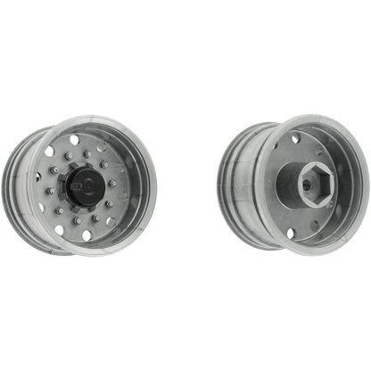 Carson Modellsport 1521524 500907026 1:14 Truck Trailer Rims 27.5 mm Plastic Euro Look Silver 1 Pair