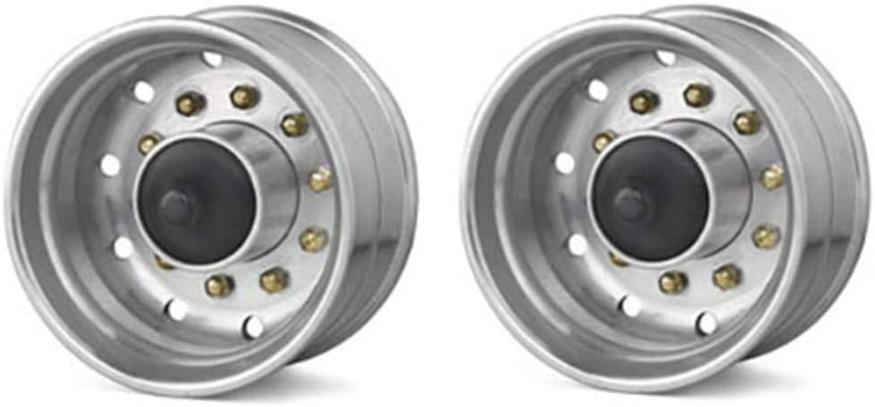 Carson Modellsport 1521524 500907026 1:14 Truck Trailer Rims 27.5 mm Plastic Euro Look Silver 1 Pair