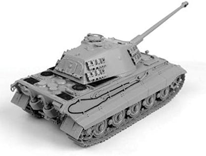 Zvezda 500783616-Kit plástico, 1:35 Pz.Kpfw.Vi Tiger II Porsche Turret Montaje – Kit de construcción – para Principiantes – detallado, Color Camuflaje (3616