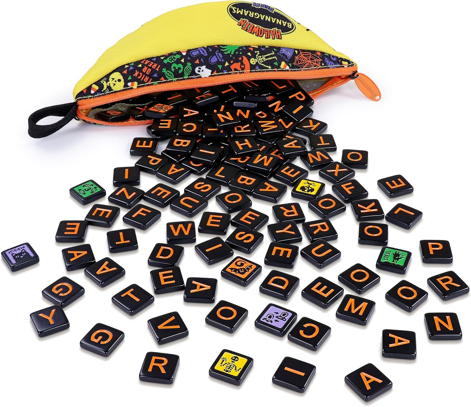 BANANAGRAMS | Halloween Party | Family Tile Game | Ages 10+ | 2-8 Players | 30 Minutes Playing Time