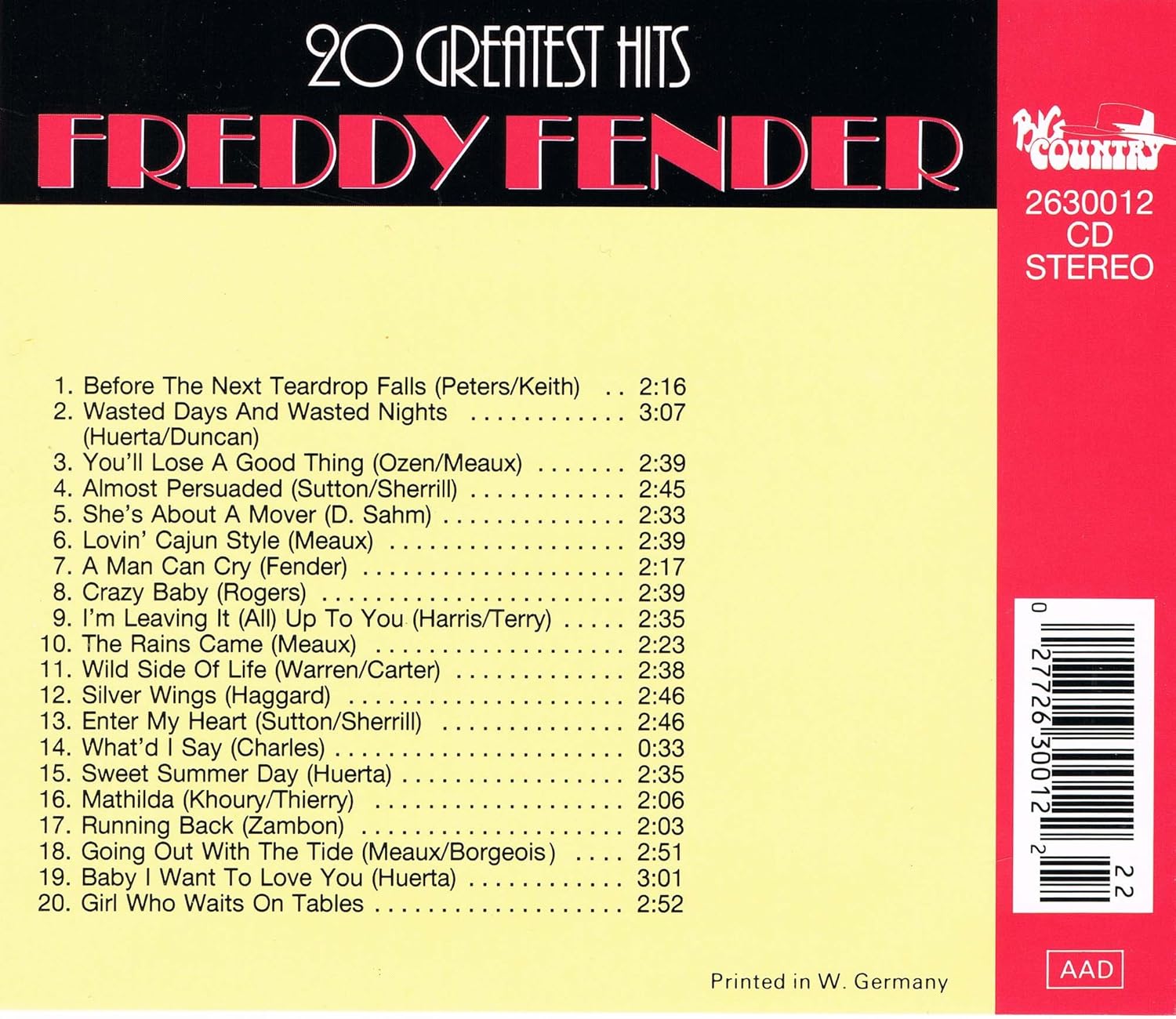20 greatest hits