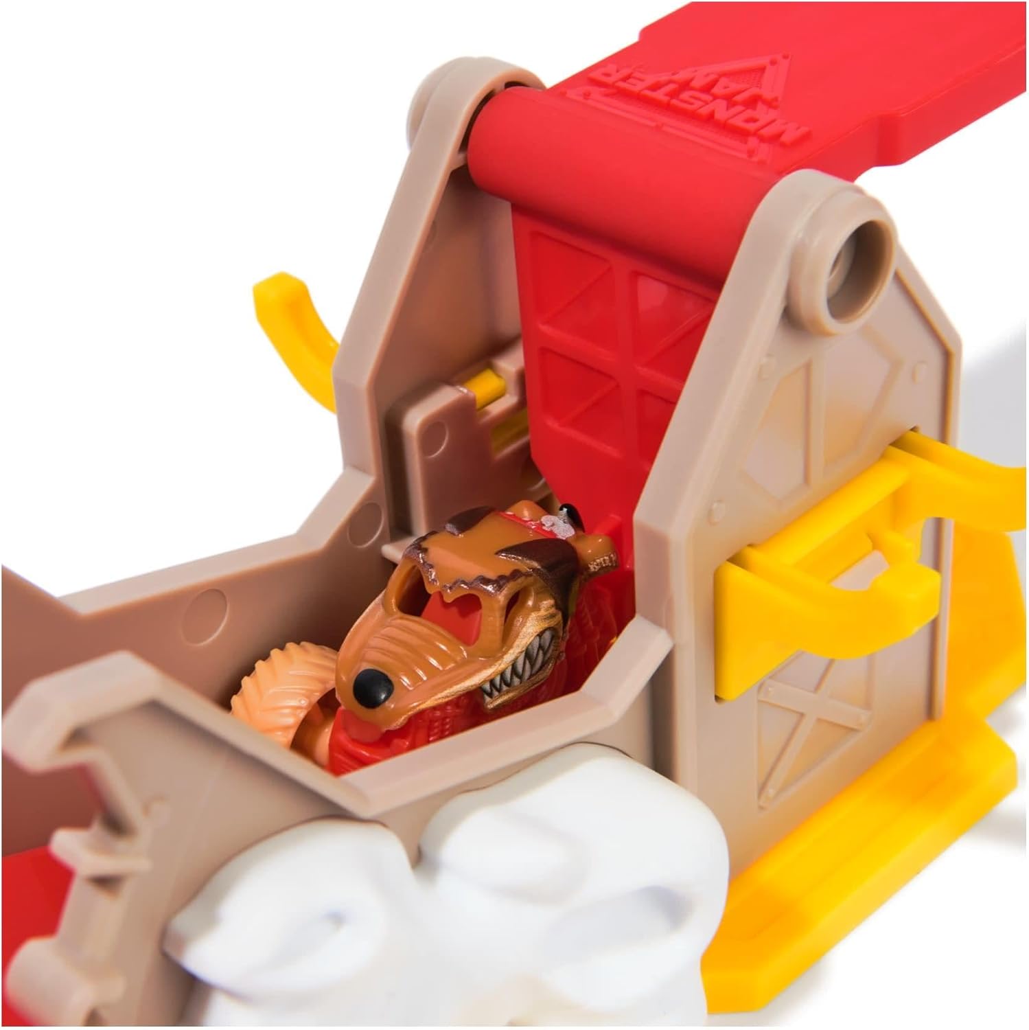 Monster Jam, Mini Launcher Set, Includes Monster Mutt and Earth Shaker 1:87 Scale Die-Cast Monster Trucks, Kids’ Toys for Boys Aged 3 4 5 6+