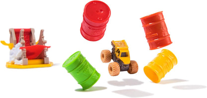 Monster Jam, Mini Launcher Set, Includes Monster Mutt and Earth Shaker 1:87 Scale Die-Cast Monster Trucks, Kids’ Toys for Boys Aged 3 4 5 6+