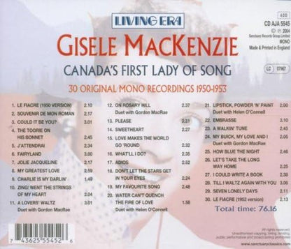 Canada's First Lady of Song