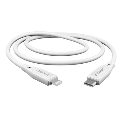 Cygnett Essentials Lightning To USB-C Cable - White 1m
