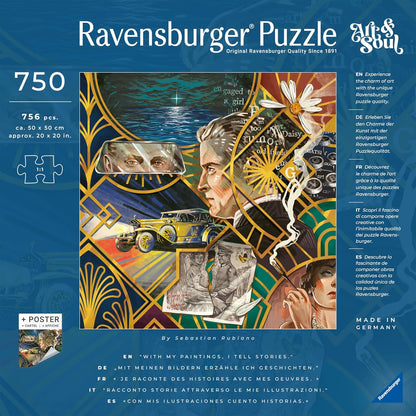Ravensburger Puzzle 12000996 - The Great Gatsby - 750 Teile Puzzle für Erwachsene und Kinder ab 14 Jahren