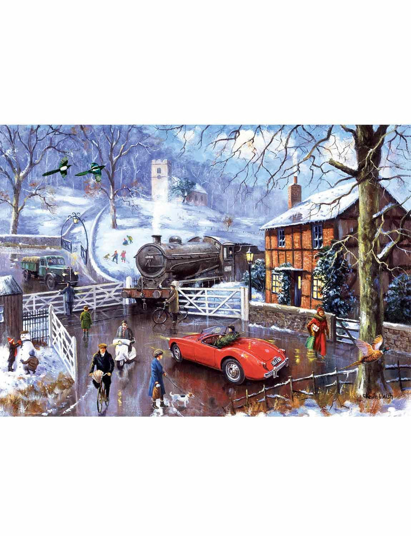 Ravensburger 12001270 Railway Crossing 1000 Piece Jigsaw Puzzles for Adults and Kids Age 12 Years Up, Multicolor, One Size