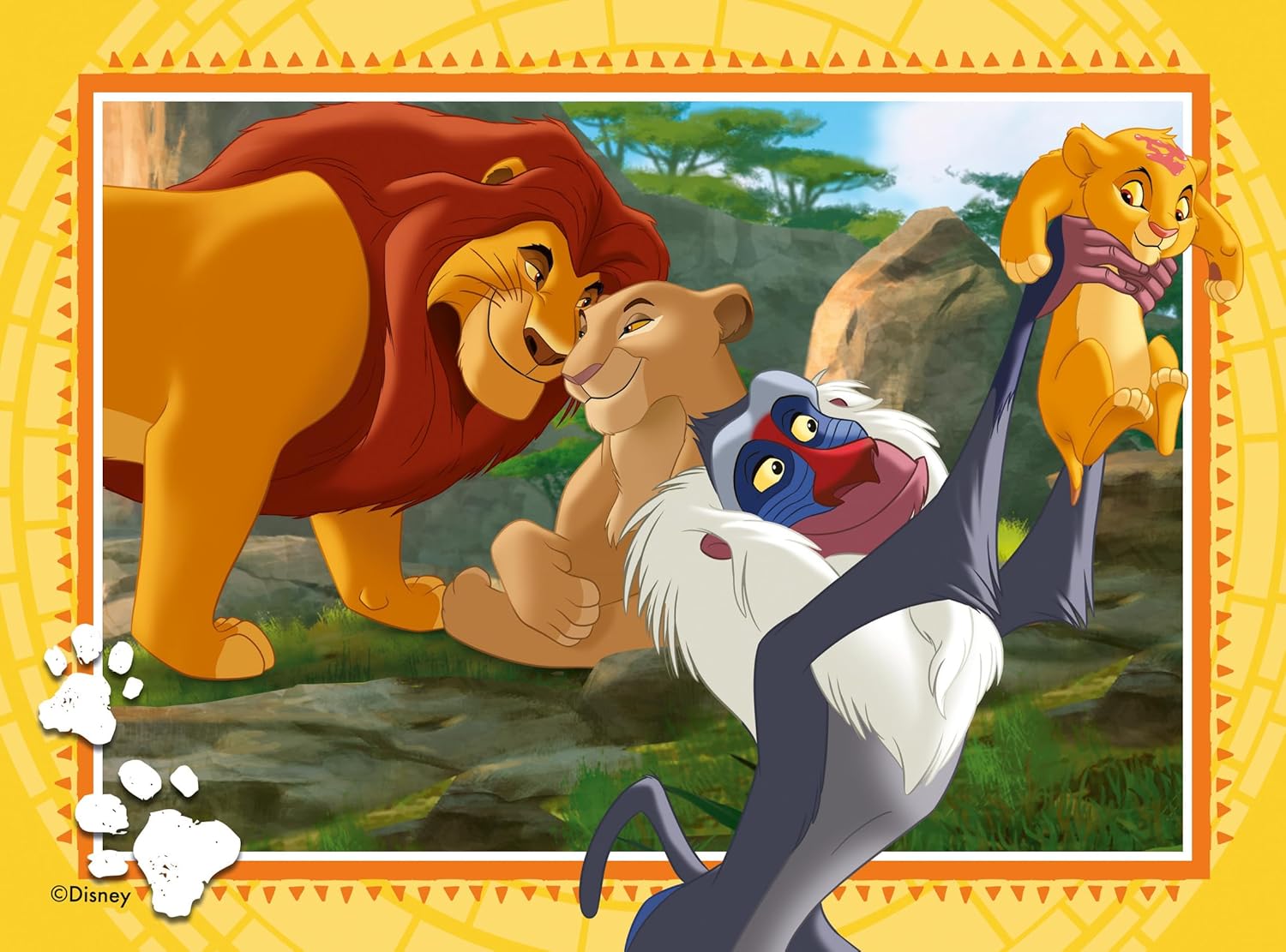 Ravensburger - Legpuzzel Disney Lion King - 4 Puzzels