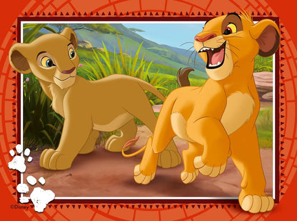 Ravensburger - Legpuzzel Disney Lion King - 4 Puzzels
