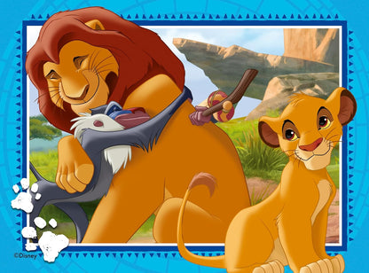 Ravensburger - Legpuzzel Disney Lion King - 4 Puzzels