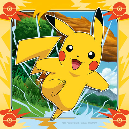 Ravensburger Kinderpuzzle - 12004062 Pokémon - Puzzle für Kinder ab 5 Jahren, mit 3x49 Teilen