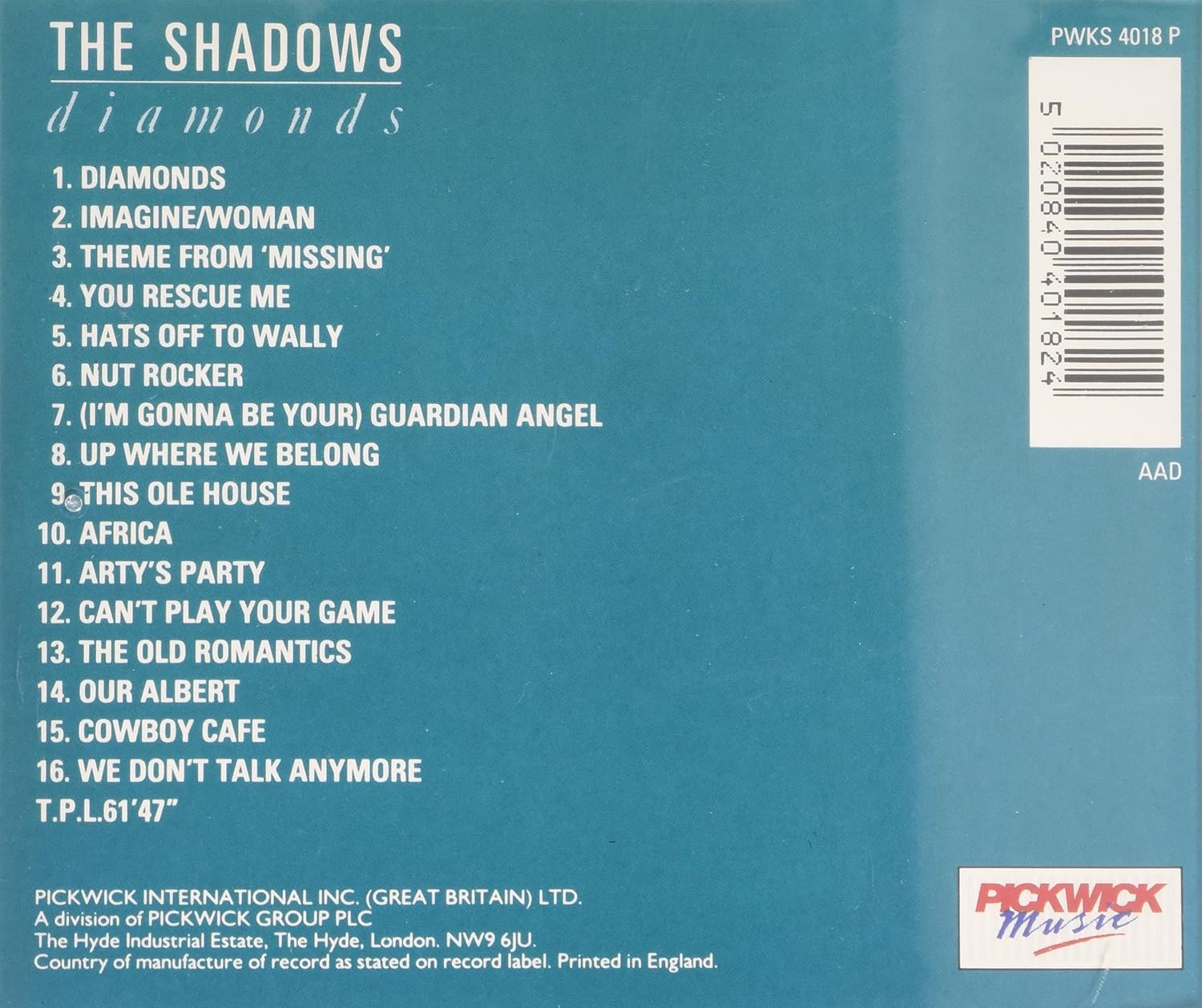 The Shadows - Diamonds