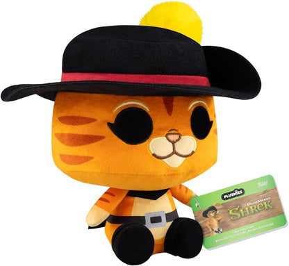 Funko Pop! Plush: Shrek – Puss In Boots In Boots - Collectable Soft Toy - Birthday Gift Idea - Official Merchandise - Stuffed Plushie for Kids and Adults - Ideal for Movies Fans