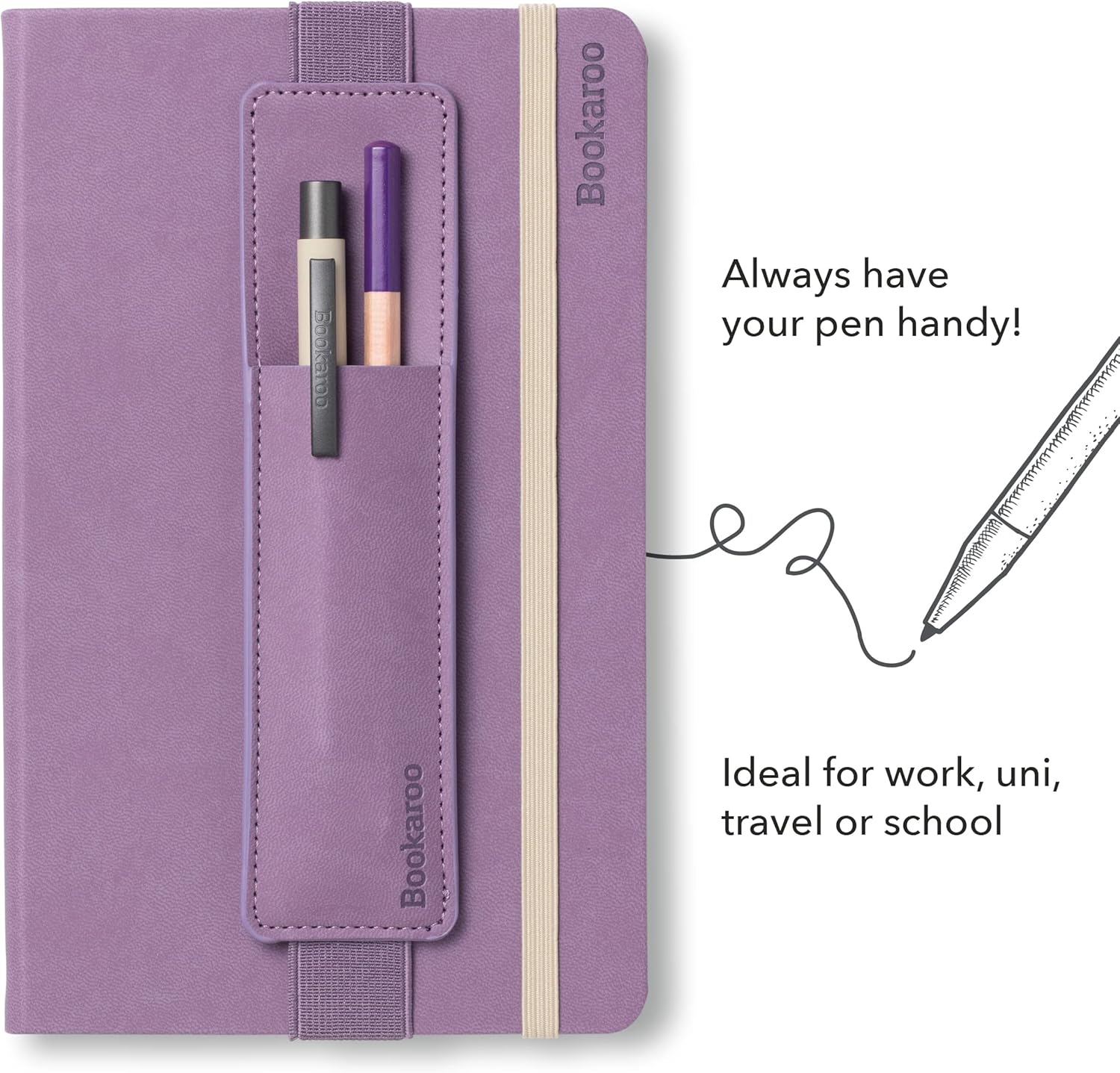 IF Bookaroo Pen Pouch - Aubergine (40731