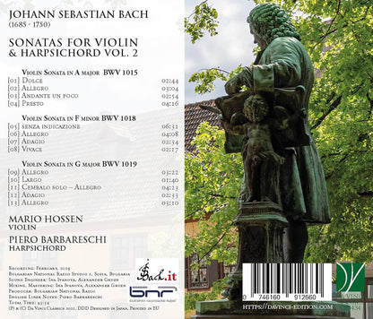 Bach: Sonatas For Violin & Harpsichord