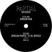 African People - H.I.M. Speech/African Dub