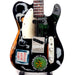 Mini Chitarra Da Collezione Replica In Legno - The Clash - Joe Strummer