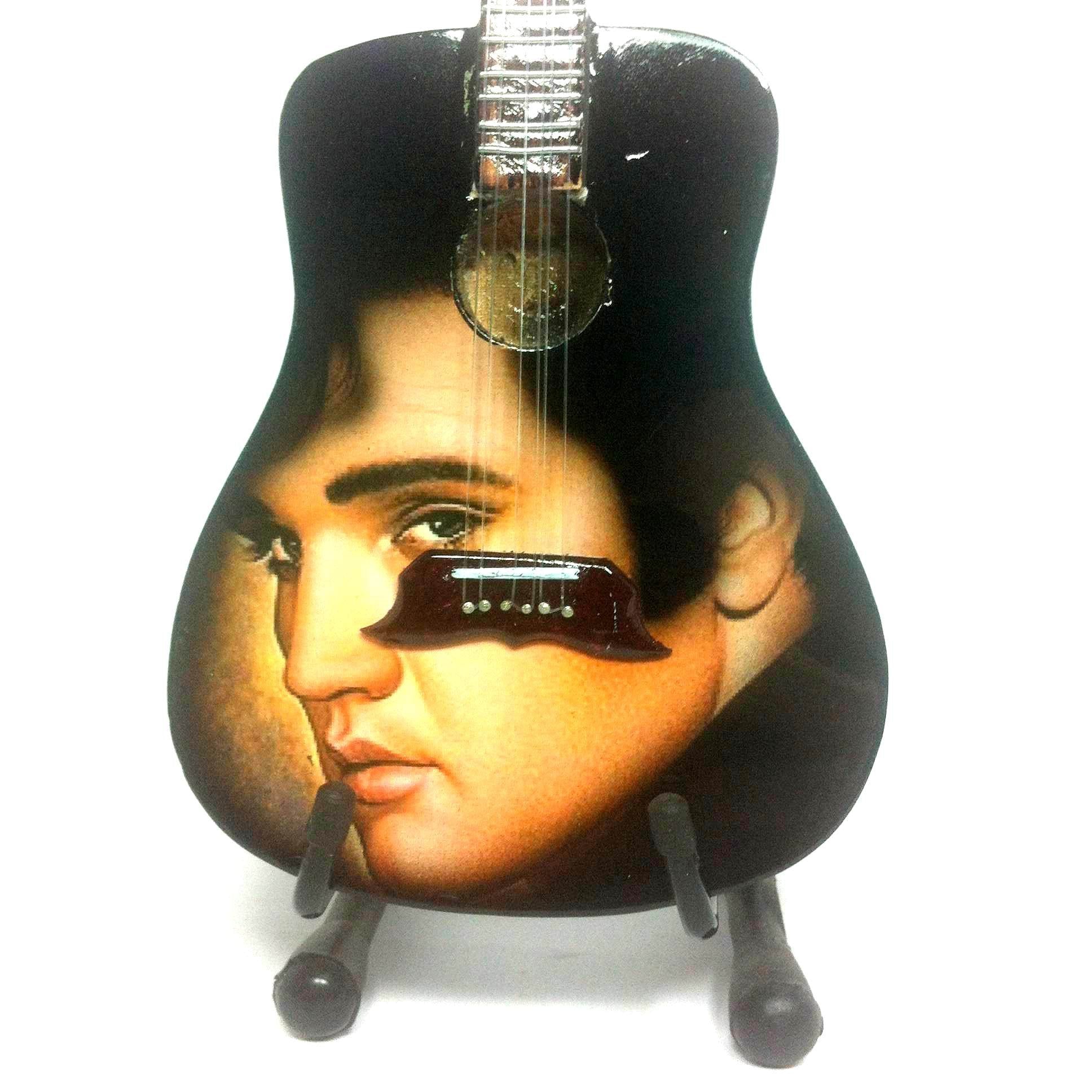 Mini Chitarra Da Collezione Replica in Legno -Elvis Presley - Tribute