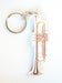 Music Legends Acrylic Keyring Form Trumpet
