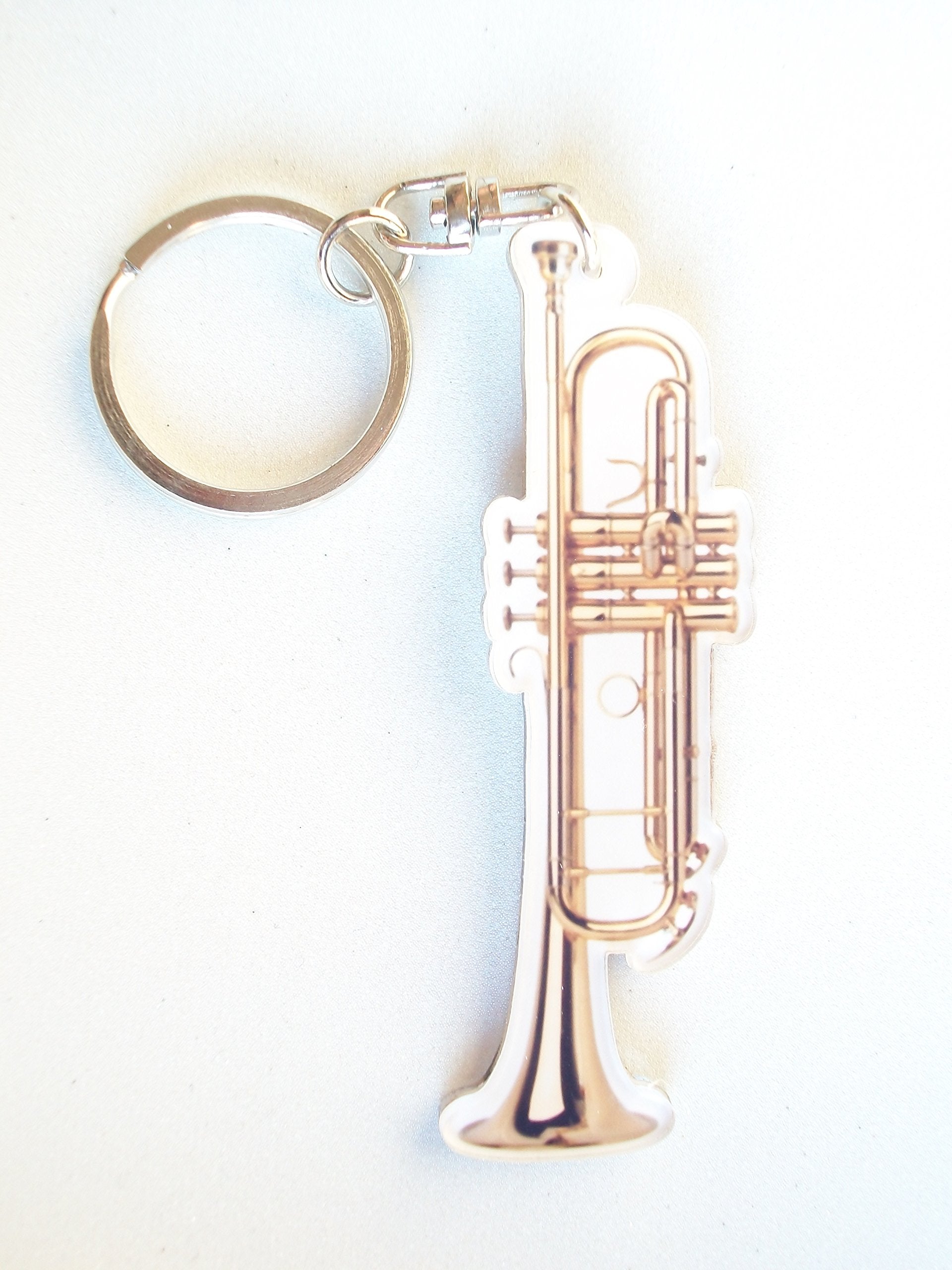 Music Legends Acrylic Keyring Form Trumpet