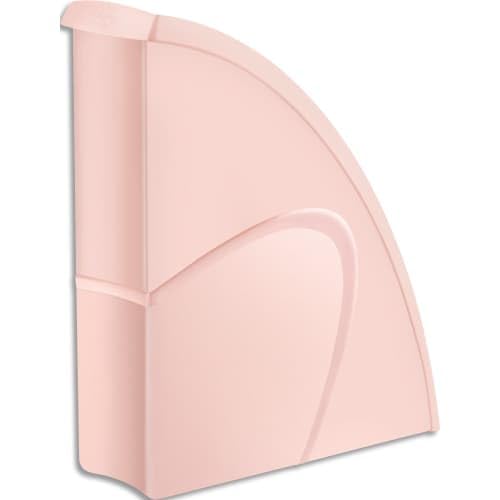 Pack of 10 Mineral Magazine Racks, 80 Spine, Made of Shock Polystyrene Powder Pink