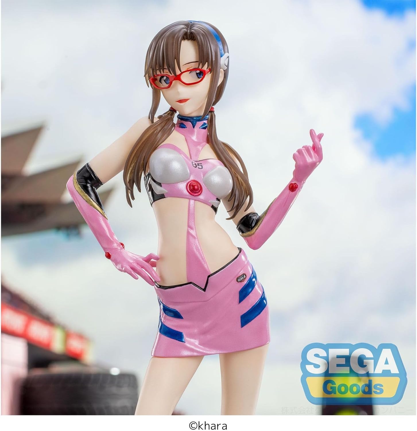 Evangelion statuette Luminasta PVC Evangelion Racing Mari Makinami Illustrious Pit Walk 21 cm