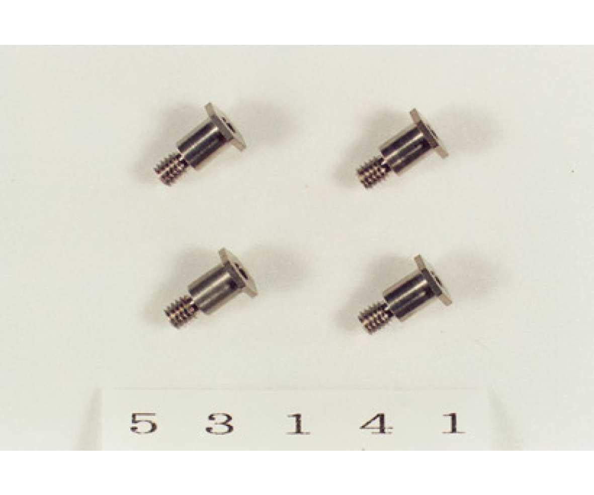Tamiya 300053141 - DF-02 Stubby Axle Bolts Light (4