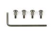 TAMIYA 300054237 - M-05 Stubby Axle Bolts Low Friction (4
