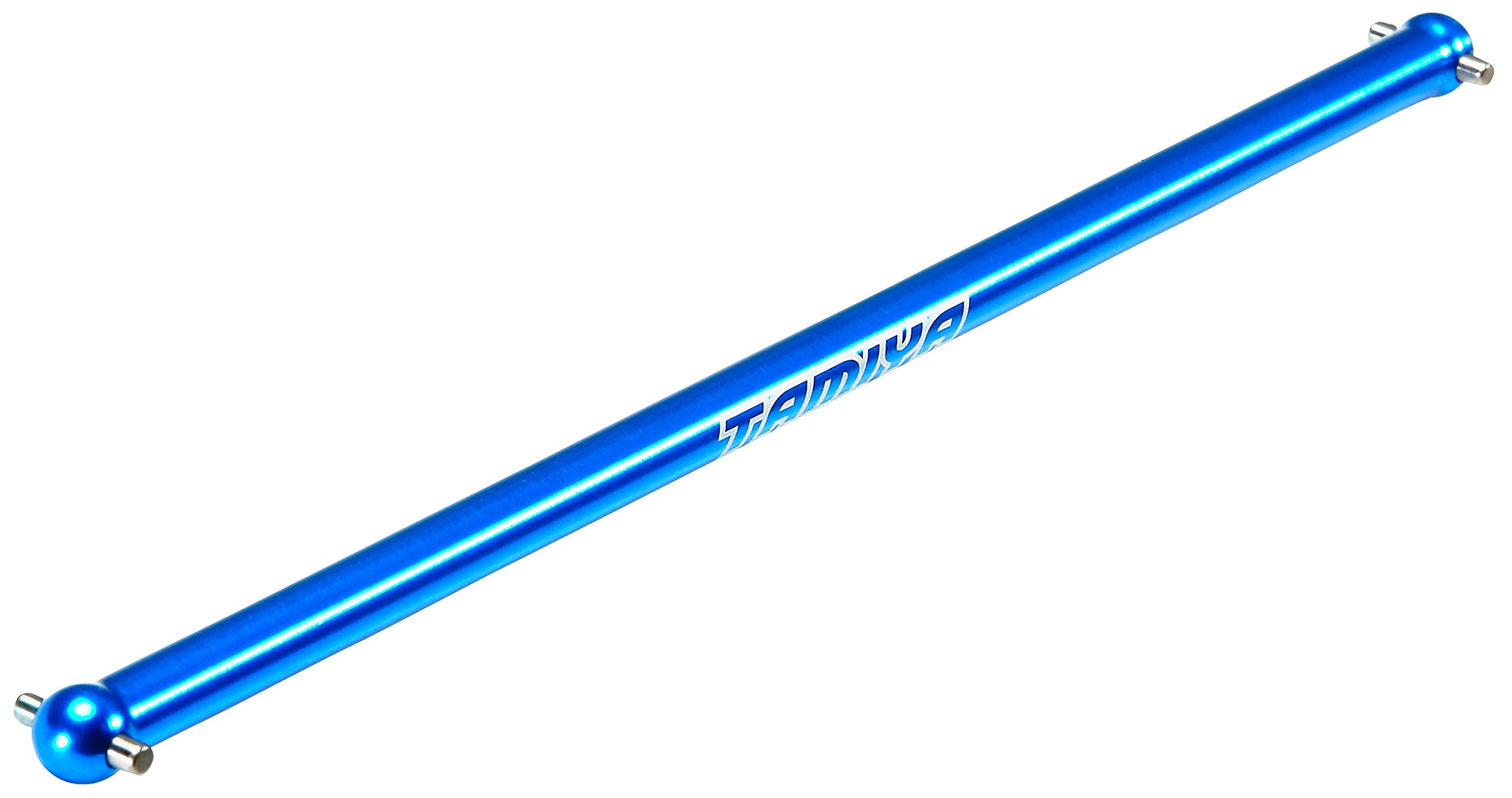 Tamiya Tamiya-54501 54501 Pieza de Repuesto TT-02 de Aluminio Eje de accionamiento Central, Color Azul (54501-000