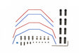 Tamiya 54561-000 300054561 - DT-03 Stabiliser Kit Front/Rear 2+2