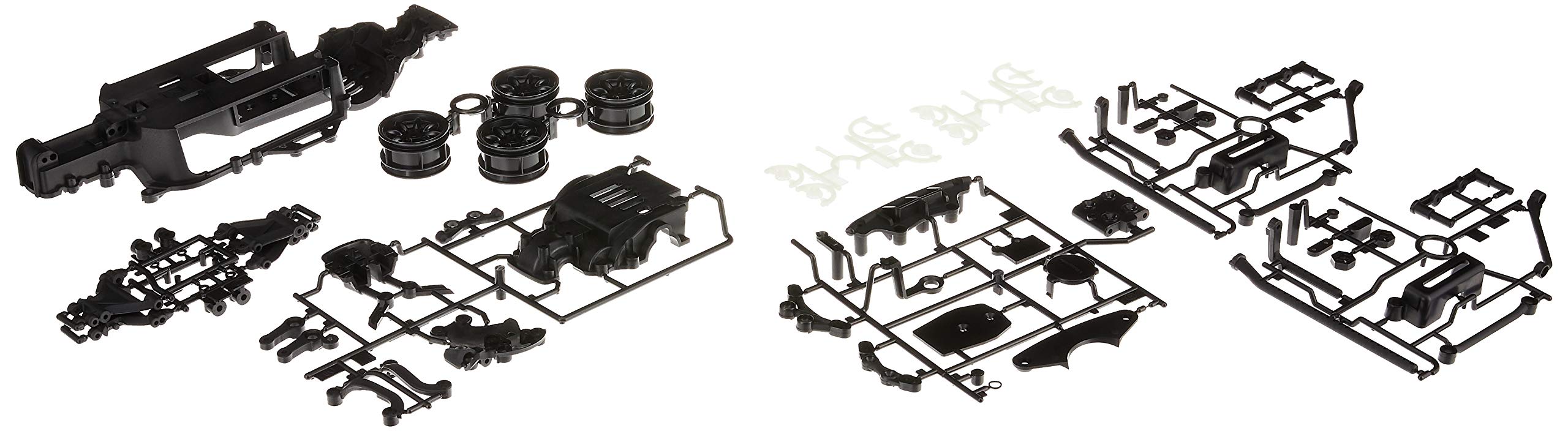 TAMIYA 58647 1:10 RC M-07 Con. WB225/239 Remote Control Car Vehicle Model Building Kit Hobby Assembly, Black