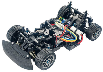 TAMIYA 300058669 1:10 M-08 Kit, Illustrated Assembly Instructions, Model Making, Hobby, RC Chassis, Unvarnished