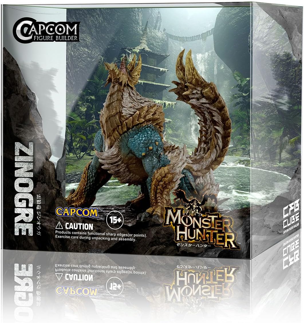 Capcom Monster Hunter FIGURE BUILDER CUBE MONSTER HUNTER Thunder Wolf Dragon, Approx. 4.1 x 4.3 x 4.3 inches (106 x 111 x 109 mm), PVC ABS