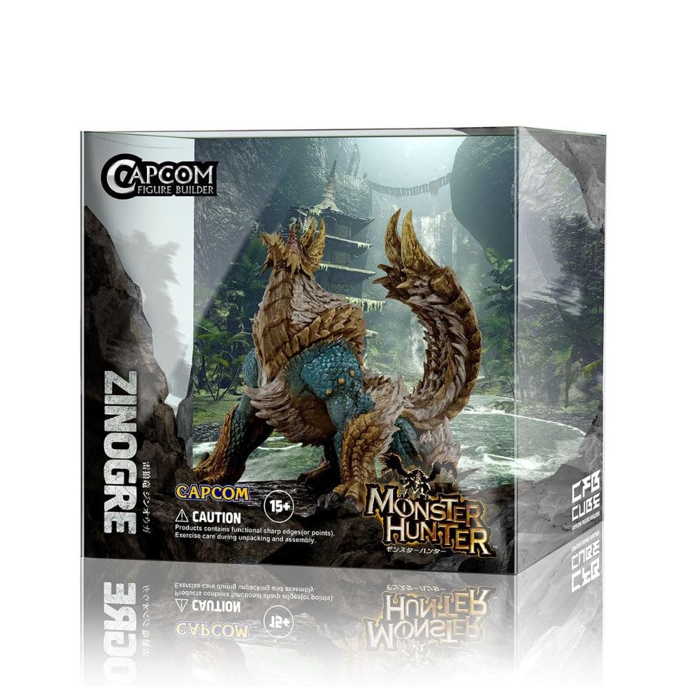 Capcom Monster Hunter FIGURE BUILDER CUBE MONSTER HUNTER Thunder Wolf Dragon, Approx. 4.1 x 4.3 x 4.3 inches (106 x 111 x 109 mm), PVC ABS