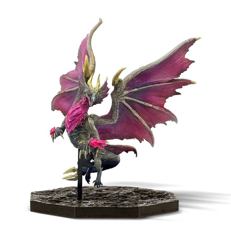 Capcom Monster Hunter FIGURE BUILDER CUBE MONSTER HUNTER Silver Dragon Mel Xena Approx. H 5.5 x W 4.9 x D 4.3 inches (140 x 125 x 109 mm), PVC ABS