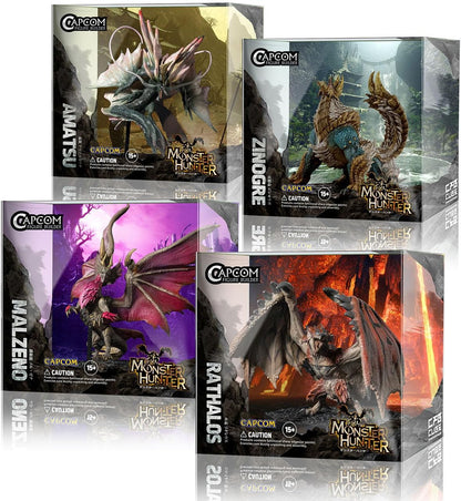 Monster Hunter statuette PVC CFB Creators Model Rathalos, Zinogre, Malzeno, Amatsu (4)
