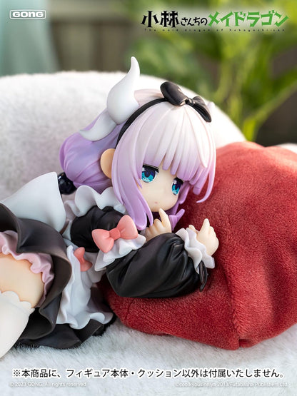 Gong Resonance Miss Kobayashi's Dragon Maid Kanna, Total Height Approx. 3.5 inches (90 mm) (including Zabuton), PVC, ABS, Polyester, 1/7 Scale Painted Complete Figure