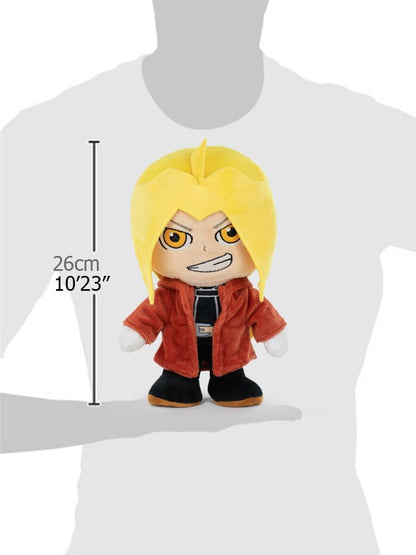 BARRADO Fullmetal Alchemist Characters Cuddly Toy - 26 Centimetres, 10'23" - Edward, Alphonse - Super Soft Quality (Edward