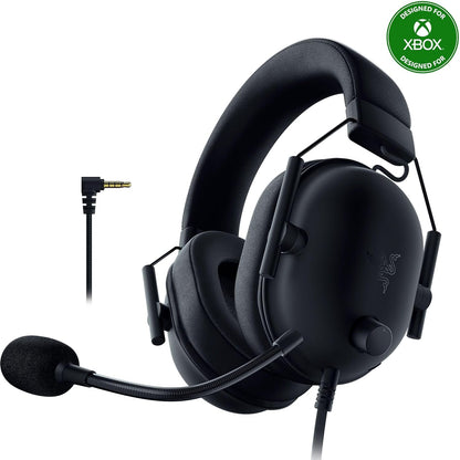 Razer Blackshark V2 X (Licensed for XBOX) - Wired E-Sports Headset for Xbox S|X console (250g, cardioid microphone, 50mm Drivers, passive noise cancellation, 3,5mm jack) Black BlackShark V2 X - Xbox B
