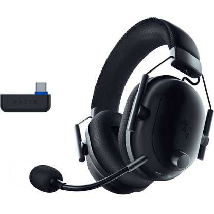 Razer Blackshark V2 Pro (Playstation) - Wireless Console E-Sports Headset for PS5 (TriForce 50mm Driver, HyperSpeed Wireless, FPS Audio Profiles, detachable HyperClear Microphone) Black BlackShark V2
