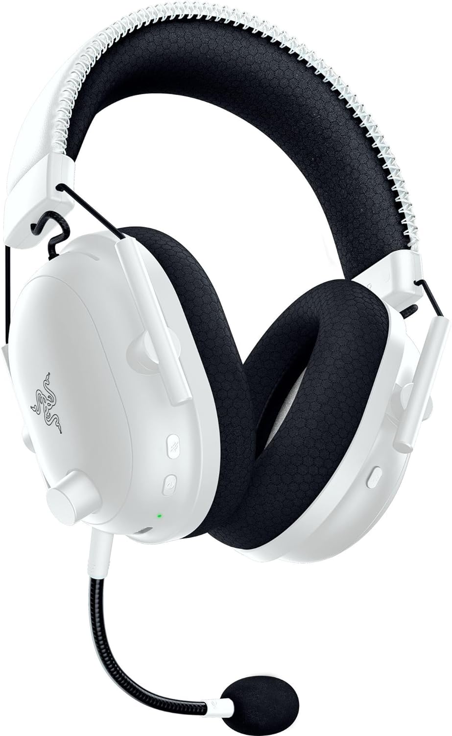 Razer Blackshark V2 Pro (Playstation) - Wireless Console E-Sports Headset for PS5 (TriForce 50mm Driver, HyperSpeed Wireless, FPS Audio Profiles, detachable HyperClear Microphone) White BlackShark V2
