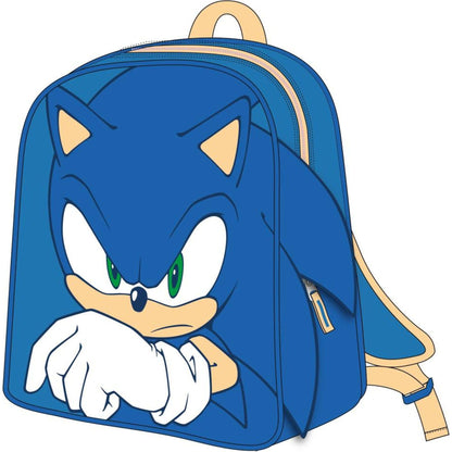 CERDÁ LIFE'S LITTLE MOMENTS Applicazioni Zaino 3D Bambini Sonic, Unisex Kids, Blu, Regular