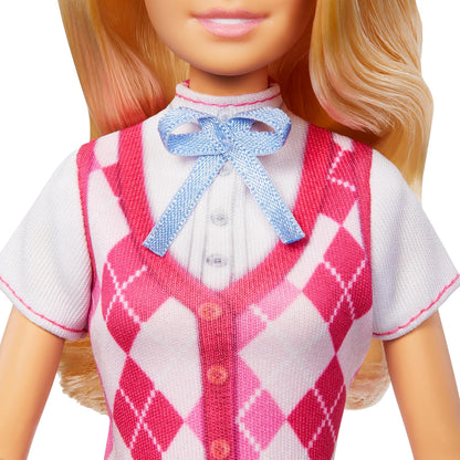 Barbie “Malibu” Doll & Accessories from Barbie Mysteries: The Great Horse Chase, Includes Fashion Doll, Removable Riding Outfit & Helmet, HXJ38