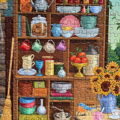 eeBoo Cocina del alquimista – Puzzle Adulto cartón 1000 Piezas – Dimensión 58,5 cm de Lado, Multicolor (PZTALK