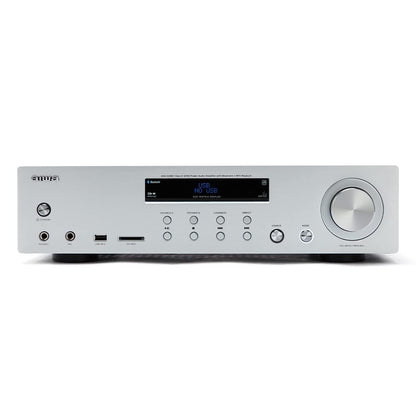 Aiwa Hi-Fi Amplifier Amu-120Btsl (Silver)